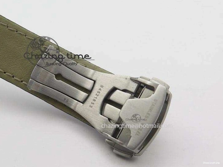 0410 Elegant Globemaster Master Chronometer SS V6F Best Edition Black Dial On Black Leather Strap A 8268